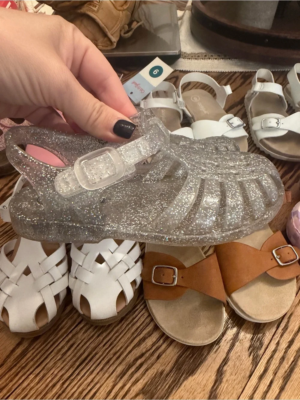 Cat and Jack & Berkley Jensen Bundle of Toddler Girl Sandals Size 9 Toddler